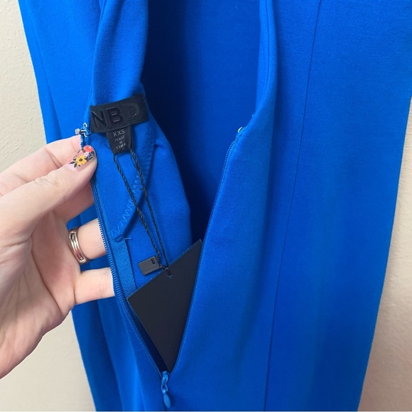 NBD Melody Midi Dress in Cerulean Blue Size XXS New NWT - Picture 8 of 11